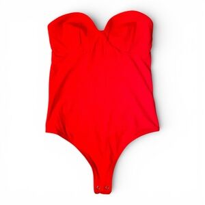 Express Scarlet Red Women's Bodysuit